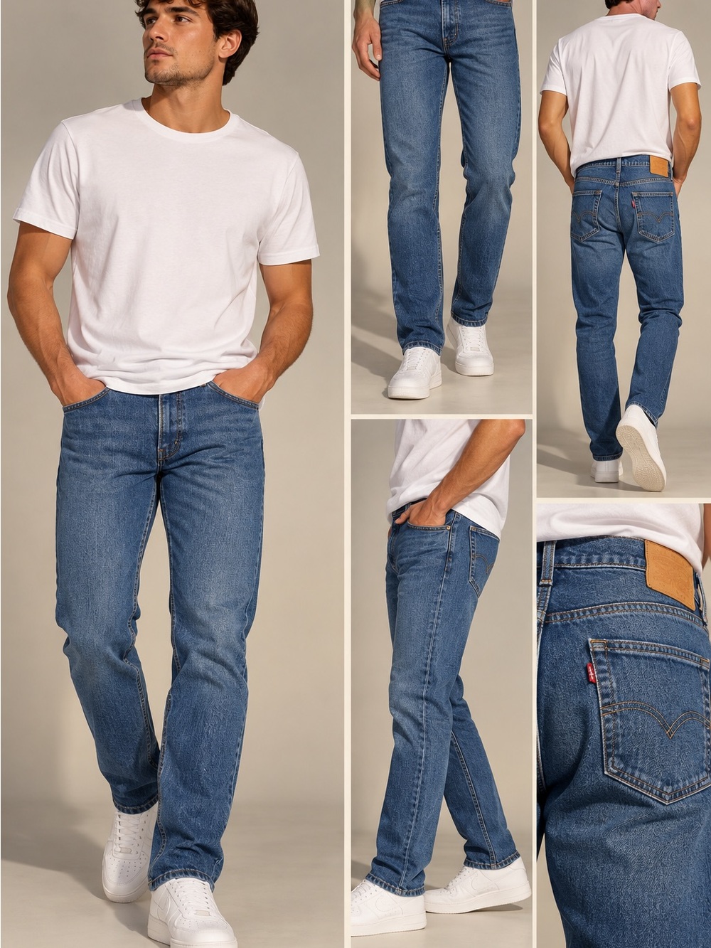 Levi’s 511 Men’s Slim Fit Jeans W34 L30 – Medium Wash Blue Denim